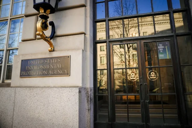 The U.S. Environmental Protection Agency in Washington on Jan. 4, 2024. (Madalina Vasiliu/The Epoch Times)