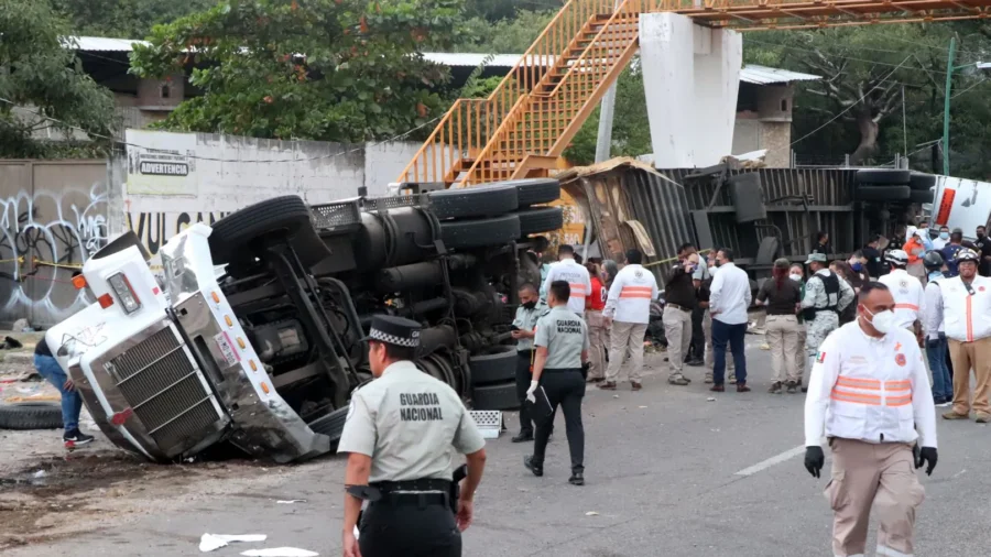2 Guatemalan Nationals Plead Guilty in 2021 Smuggling Crash That Killed 56 in Mexico