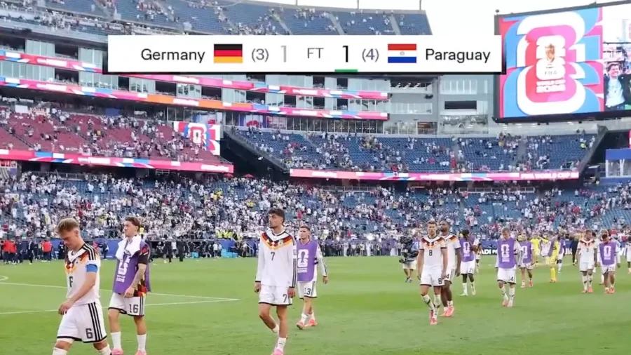 Paraguay Celebrates After Penalty Shootout Win Over Germany