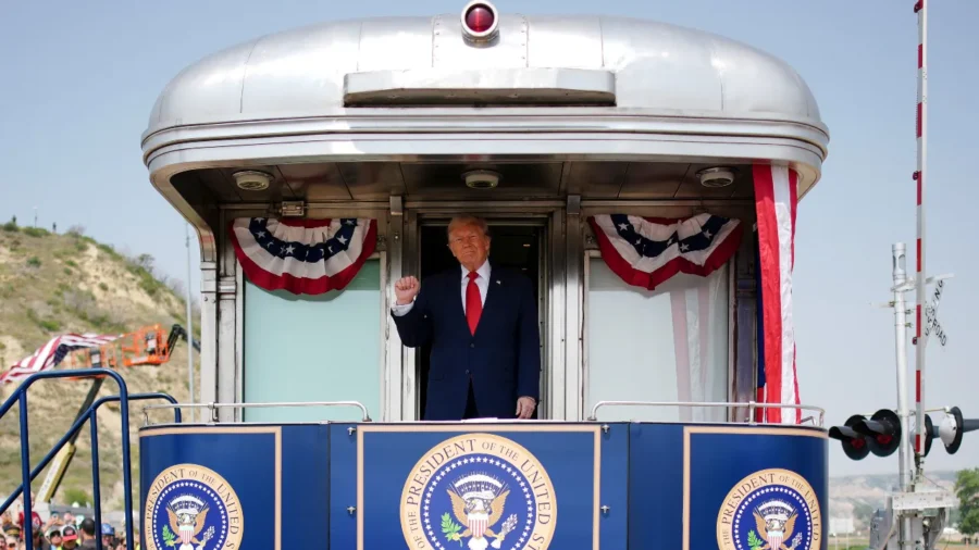 Trump Rides Freedom Train in North Dakota, Opens Teddy Roosevelt Presidential Library
