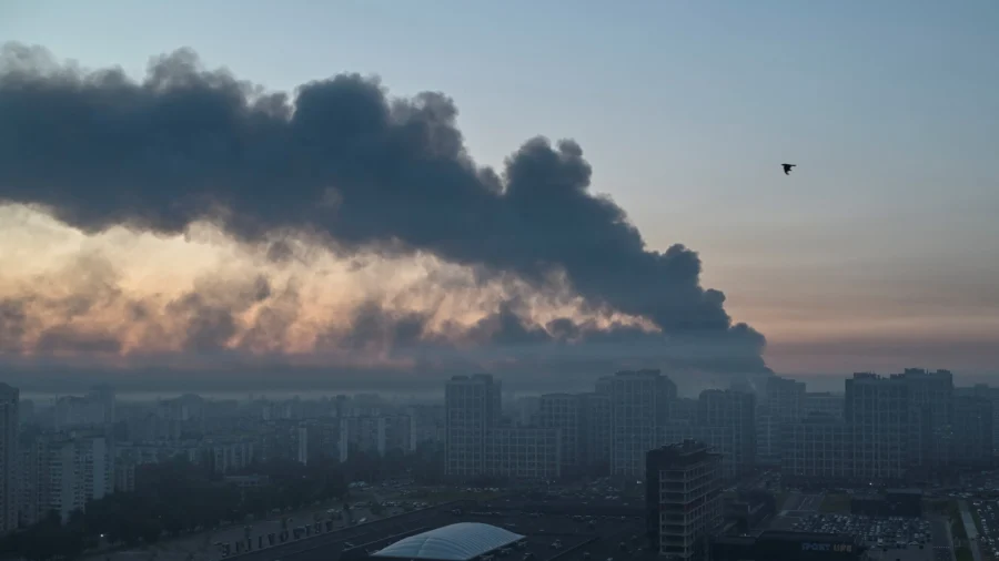 Russia Bombards Kyiv in Major Strike, at Least 18 People Killed