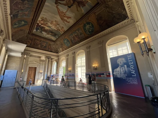 The first floor of the National Archives in Paris. (Etienne Fauchaire/The Epoch Times)