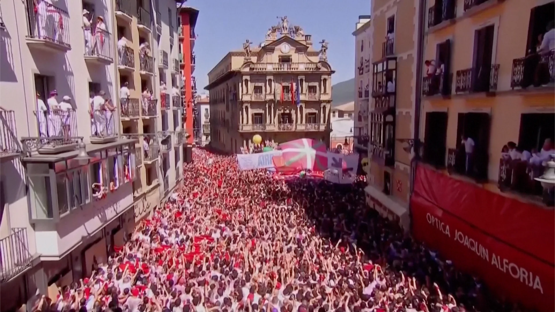 Spain's Pamplona Kicks Off Iconic "Running of the Bulls' Festival