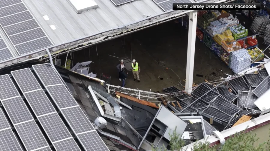 Heavy Rain Causes Roof Collapse at BJ's Wholesale Club in New Jersey