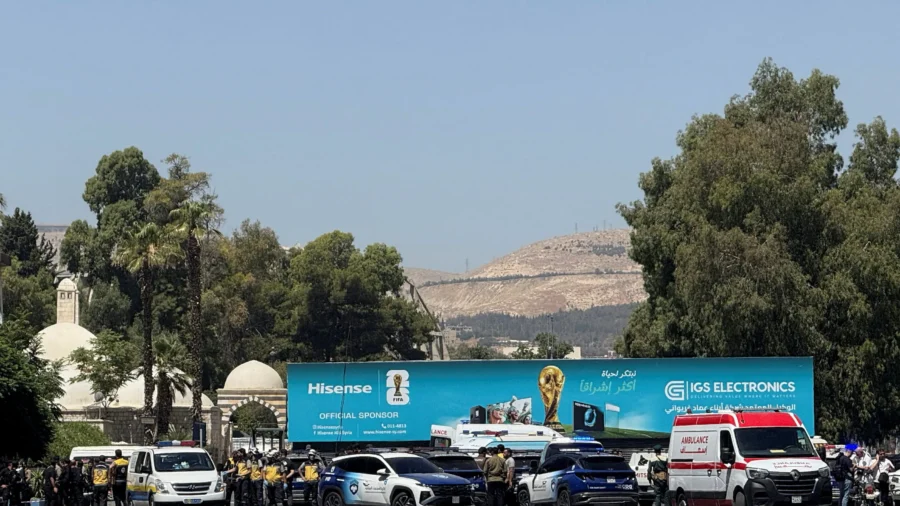 At Least 18 Injured in Explosions in Damascus During Macron Visit