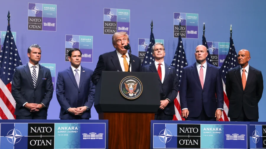 Trump Warns of Global Spread of Communism at NATO Summit
