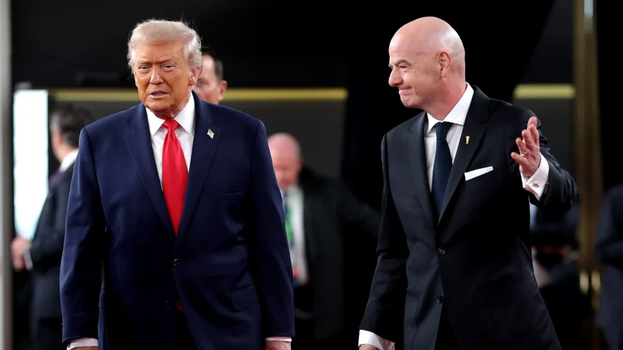 Trump Participates a FIFA Reception in New York
