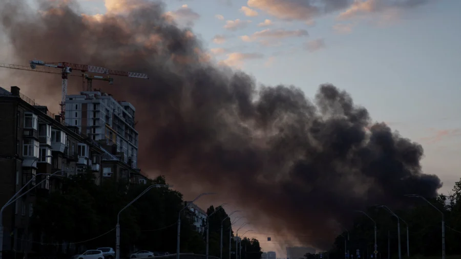 Russia Pounds Kyiv in Major Ballistic Missile Attack