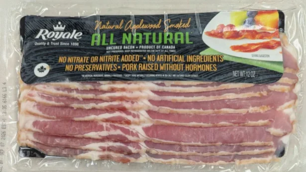 Maple Leaf Foods, Inc. recalled more than 12,000 pounds of smoked bacon imported from Canada. (USDA's Food Safety and Inspection Service)