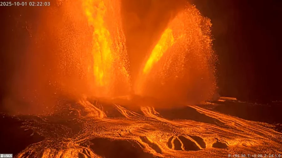 Kilauea Volcano Activity Monitored in Hawaii