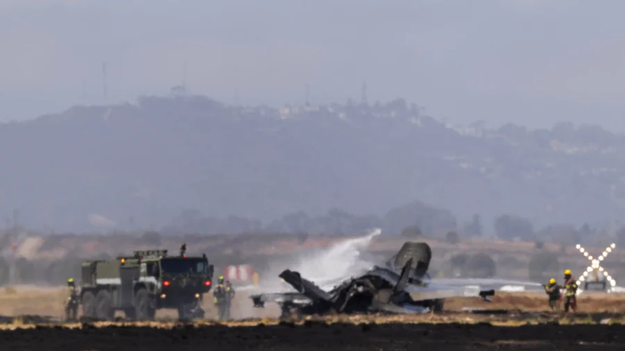 F-35 Fighter Jet Catches Fire at San Diego Airbase