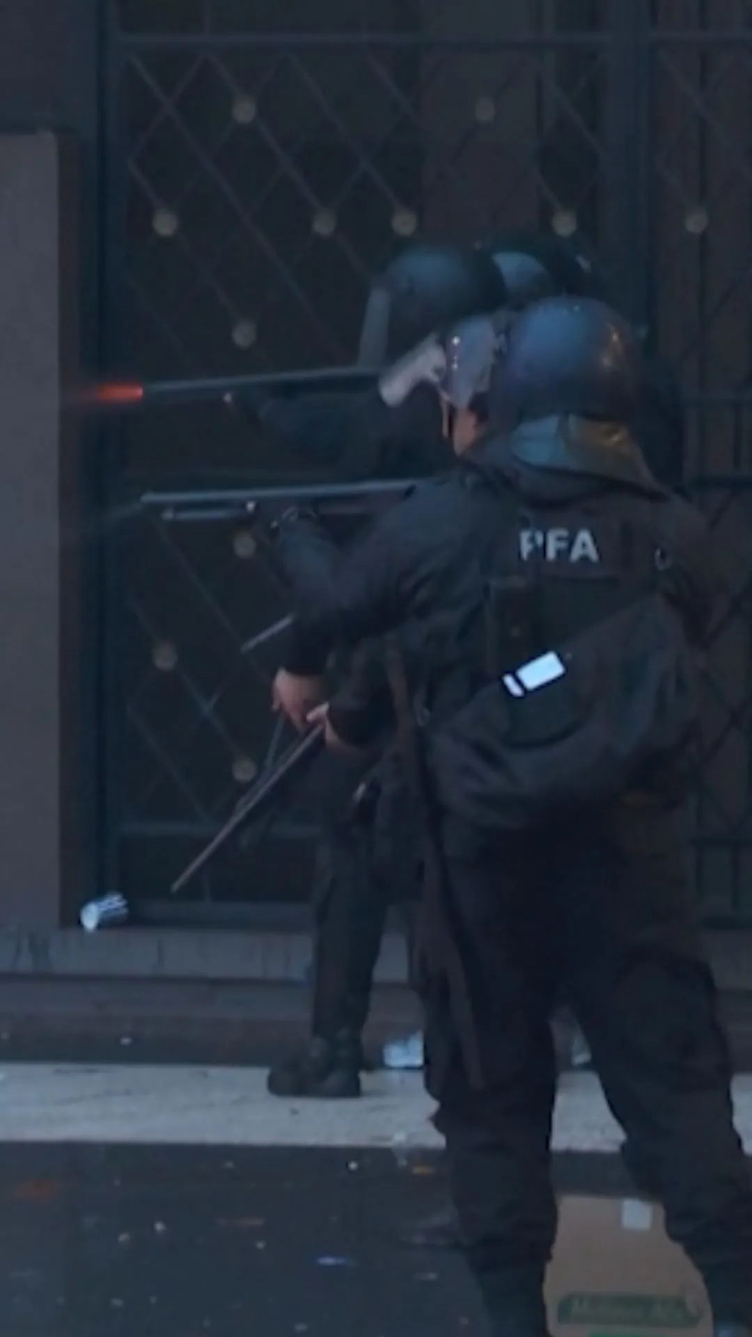 Water Cannon, Rubber Bullets Fly as Police Face off With Argentine Protesters Over Land Reform