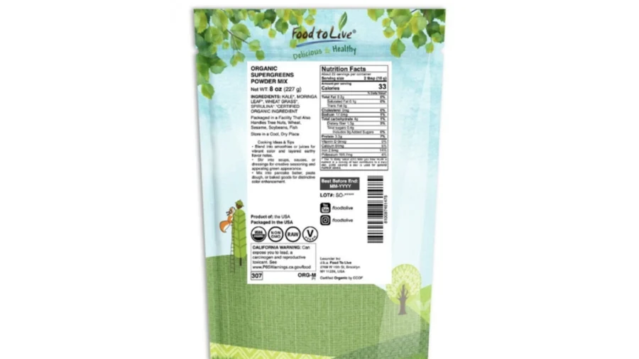 Popular Green Powder Supplements Recalled Nationwide Over Salmonella Risk
