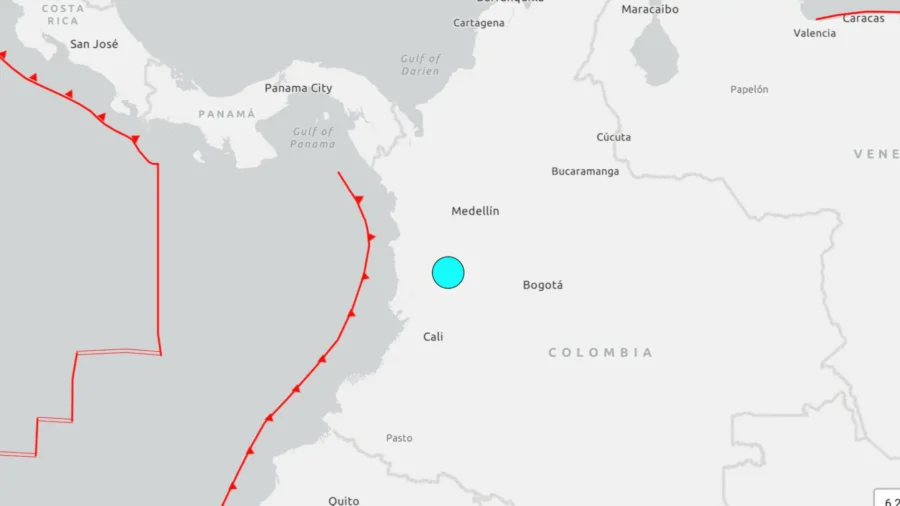 Strong earthquake hits Colombia, with early reports varying on the magnitude