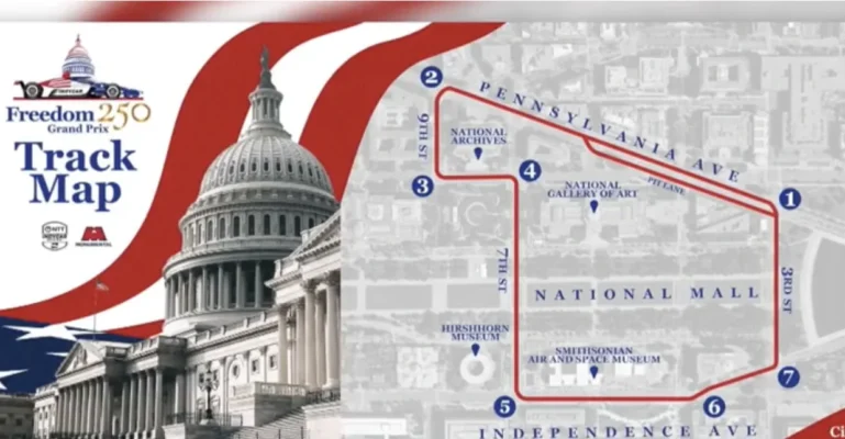 Construction Underway in DC For Freedom250 Grand Prix