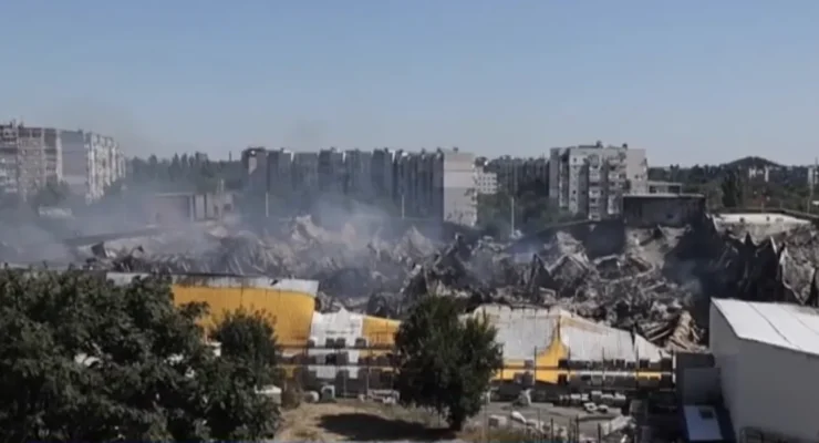 Russia Says Ukraine Launched One of Its Largest Aerial Attacks, Killing 6 Civilians