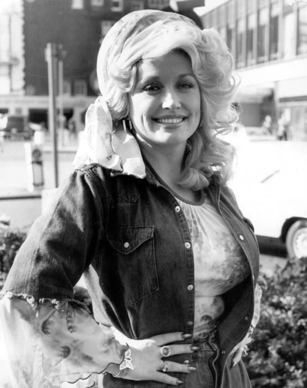 Country music queen Dolly Parton in London on May 20, 1977. (Keystone/Getty Images)