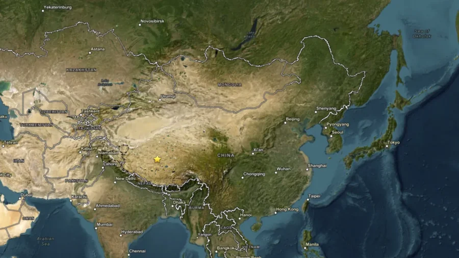 Magnitude 5 Earthquake Hits Tibet, Hundreds of Miles North of Himalayan Flood