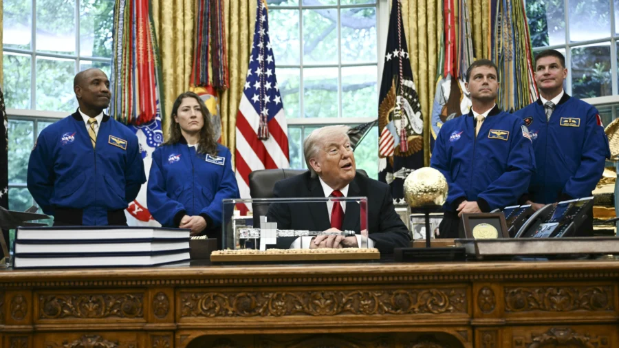 LIVE NOW: Trump Presents Congressional Space Medal of Honor to Artemis II Crew