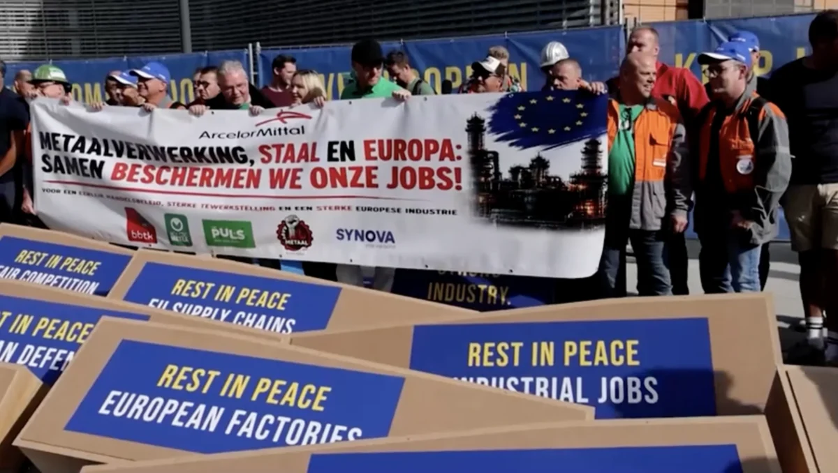 Metal Sector Staging Brussels Demonstrations Over Cheap Import Pressure and Rising Energy Costs