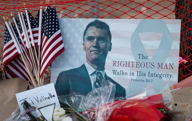Memorial Statue of Charlie Kirk Vandalized