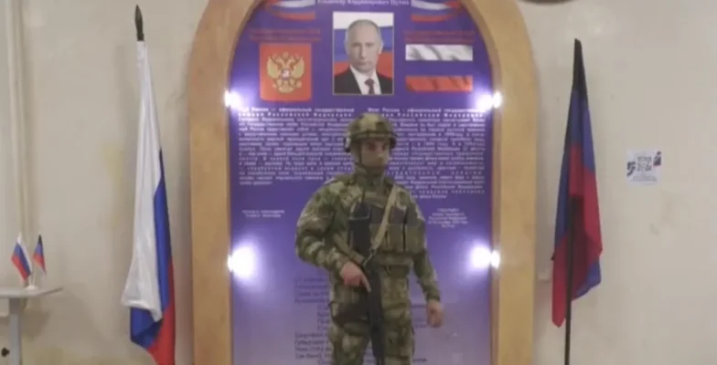 Russia-Controlled Ukraine Territories Vote in Russian Elections