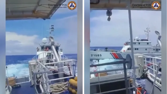 Chinese Coast Guard Ship Rams Philippine Government Vessel