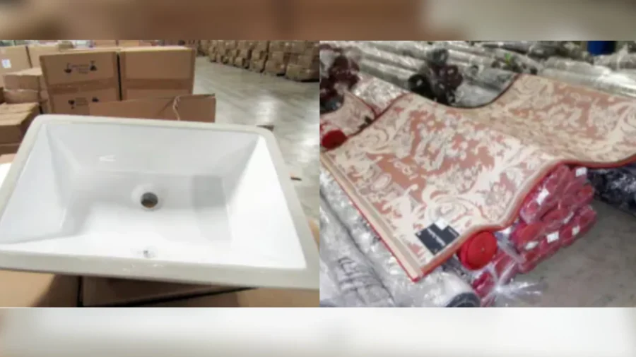Counterfeit Sinks From China, Unsafe Rugs Seized by US Customs in Virginia