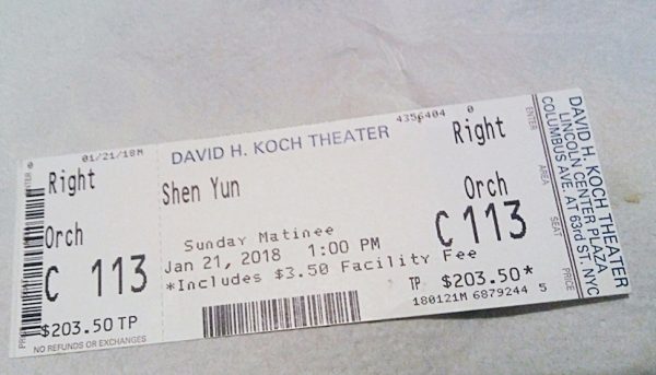 Charlene Gibb got the last available ticket to Shen Yun’s performance at the Lincoln Center.