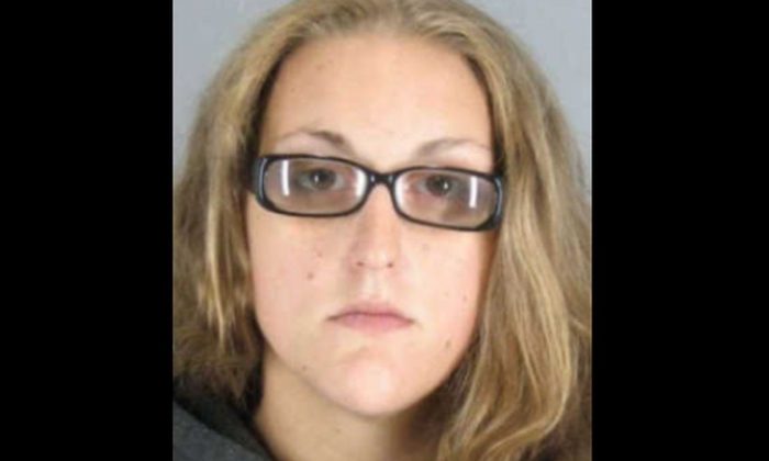 Sarah Lockner, 26, of Redwood City, faces up to four years in prison for child endangerment. (Redwood City Police Department)