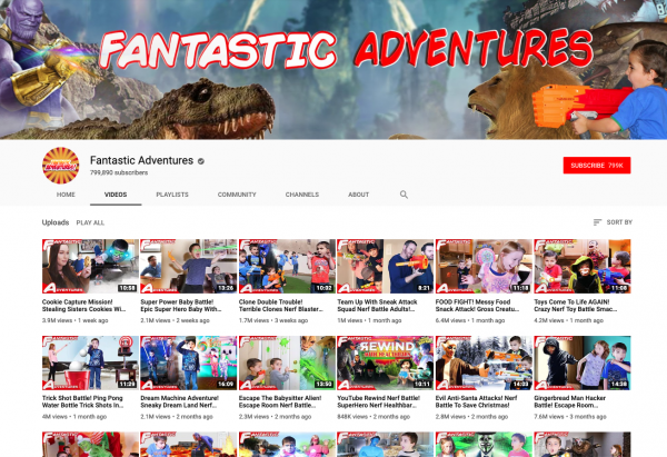 Machelle Hackney's YouTube Channel. (Screenshot via YouTube/Fantastic Adventure)