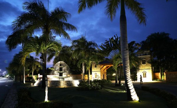 The entrance to the Excellence resort is seen where according to family members a tourist died unexpectedly on June 10th after getting sick in Punta Cana, Dominican Republic, on June 20, 2019. (Joe Raedle/Getty Images)