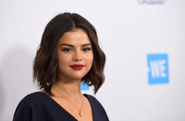 Singer and actress Selena Gomez at WE Day in California.