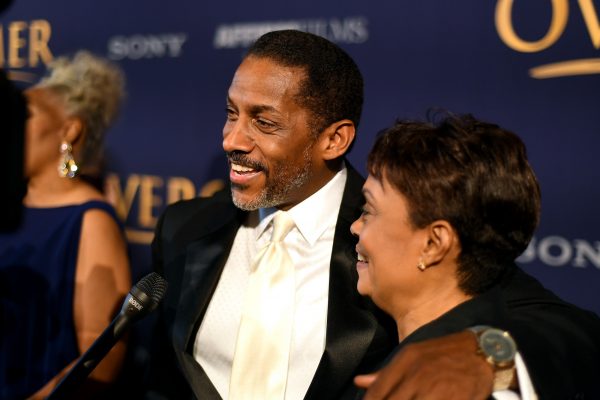 Cameron Arnett and BJ Arnett attend the premiere of "Overcomer" in Atlanta, Georgia, on Aug. 15, 2019. (Paras Griffin/Getty Images)
