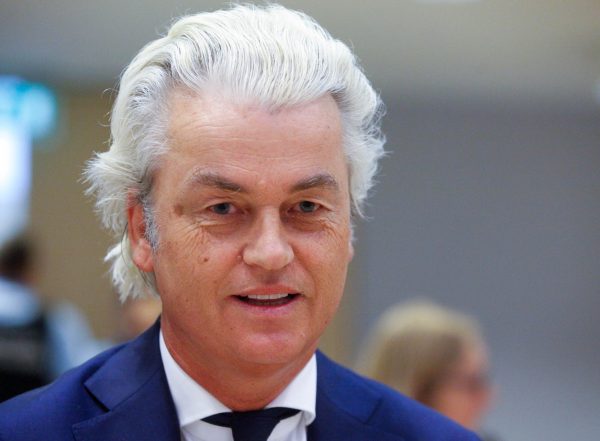 Dutch anti-Islam politician Geert Wilders in Amsterdam, Netherlands, on May 17, 2018. (Francois Walschaerts/Reuters)