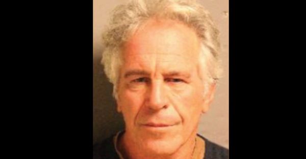 Jeffrey Epstein in a newly released mugshot (Department of Justice)