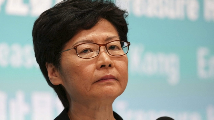 Hong Kong Leader Carrie Lam Pushes Forward With Controversial Anti-Mask Law