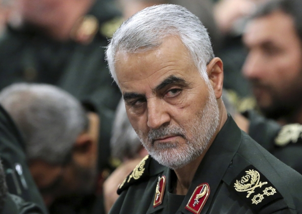 Iran's Revolutionary Guard Gen. Qassem Soleimani attends a meeting with Supreme Leader Ayatollah Ali Khamenei and Revolutionary Guard commanders in Tehran, Iran, on Sept. 18, 2016. (Office of the Iranian Supreme Leader via AP)