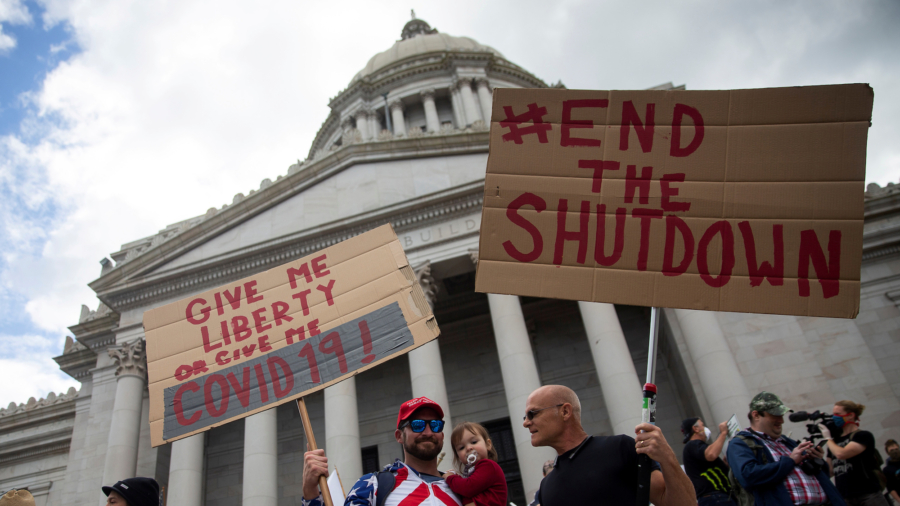 Anti-Lockdown Protests Spread Across America