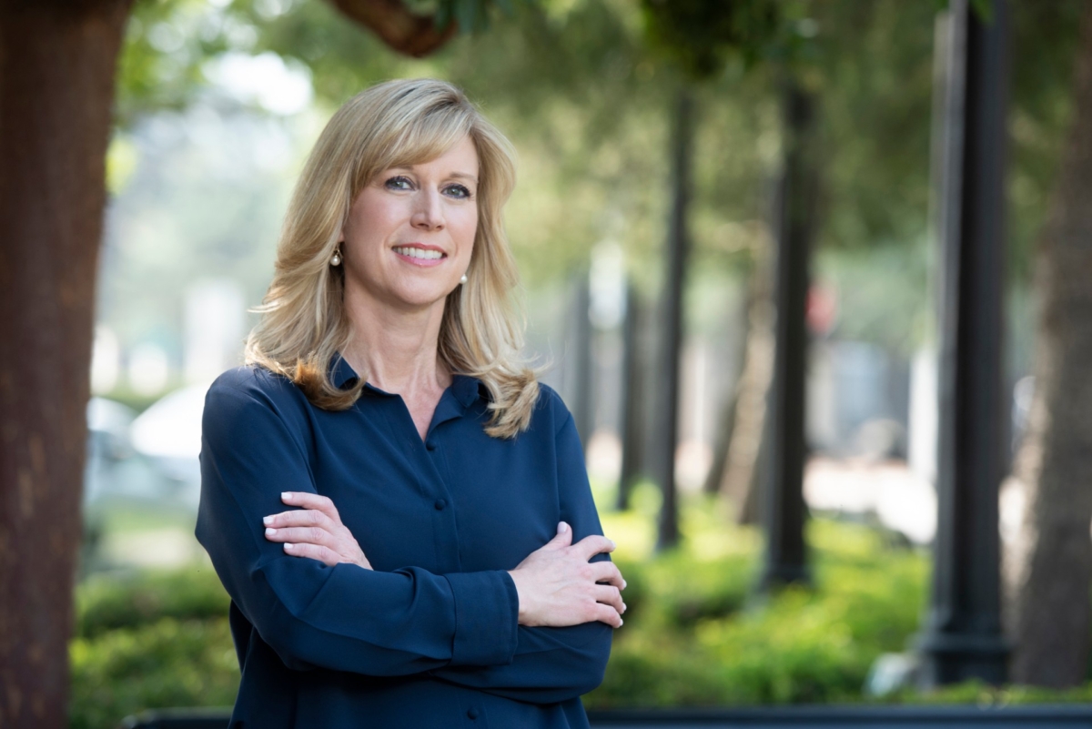 This undated photo provided by the Christy Smith For Congress campaign shows candidate Christy Smith. (Christy Smith For Congress via AP)