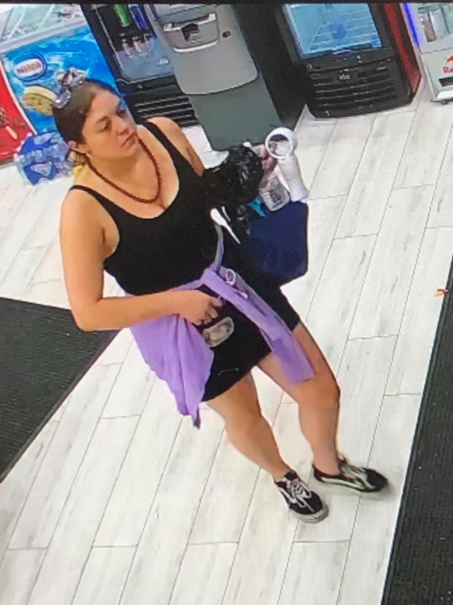 A suspect in an arson investigation is seen in a photo released on June 17, 2020. (Atlanta Fire Department)