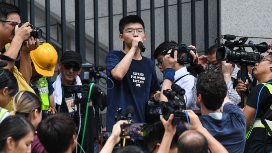Joshua Wong Arrested for 2019 Offense