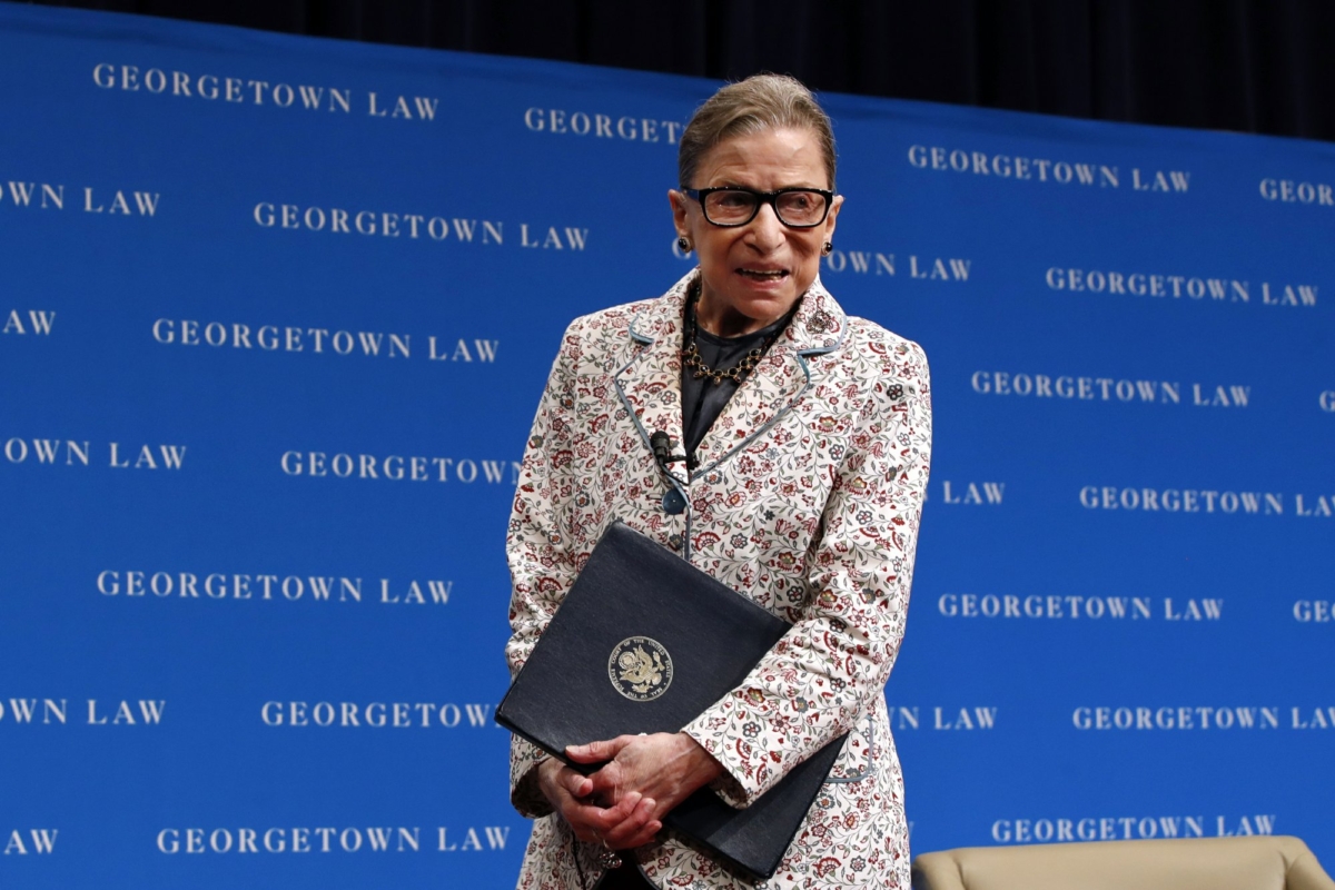 Supreme Court Justice Ruth Bader Ginsburg