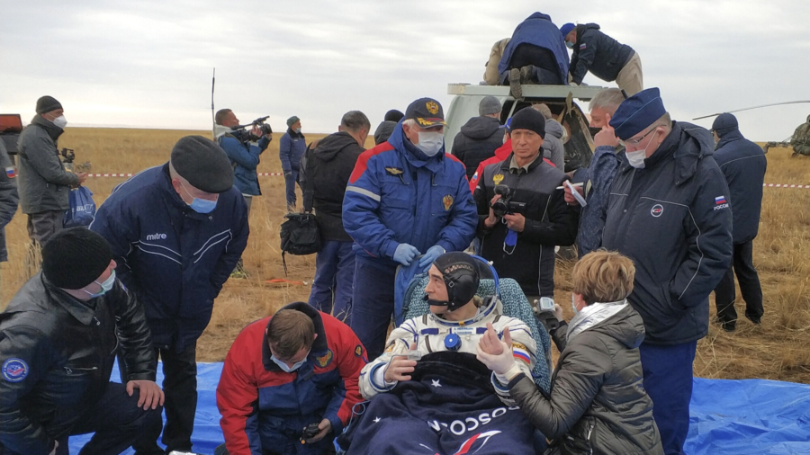 Trio Who Lived on Space Station Return to Earth Safely