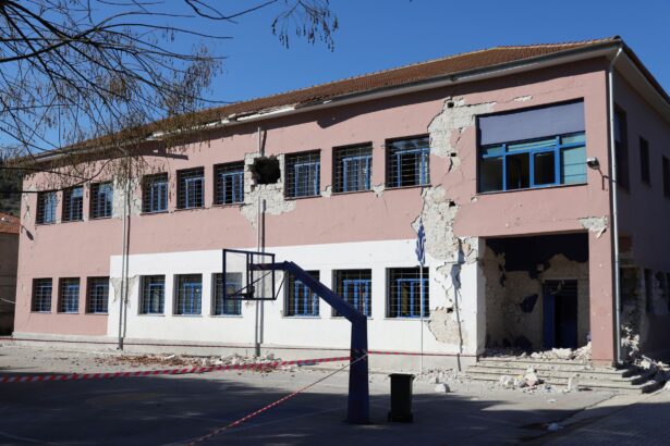 Damage on the building