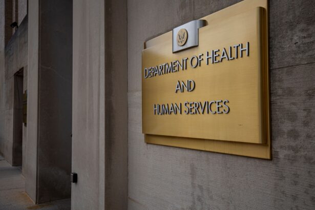 The US Department of Health and Human Services (HHS) building is seen in Washington, on July 22, 2019. (Alastair Pike/AFP via Getty Images)