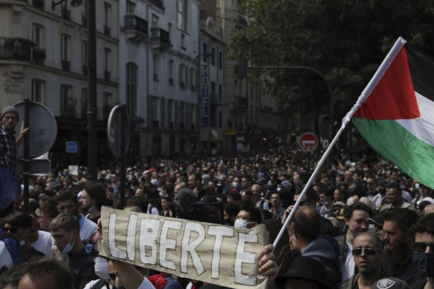 French protest