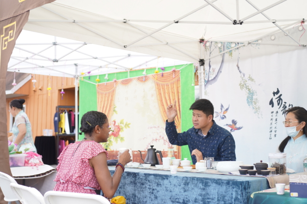 Mid-Autumn festival in New Century Film, at Port Jervis, N.Y., on Sep 18, 2021. (Enrico Trigoso/The Epoch Times)