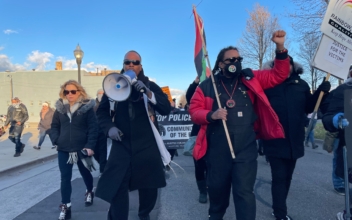 Protesters March Against Kyle Rittenhouse Jury Verdict in Downtown Kenosha