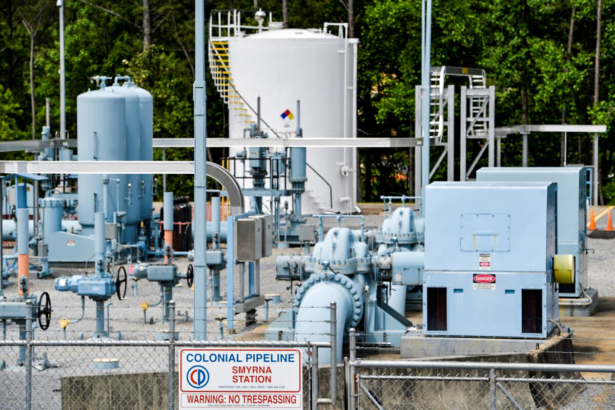 A Colonial Pipeline station is seen in Smyrna, Ga., on May 11, 2021. (Mike Stewart/AP Photo)